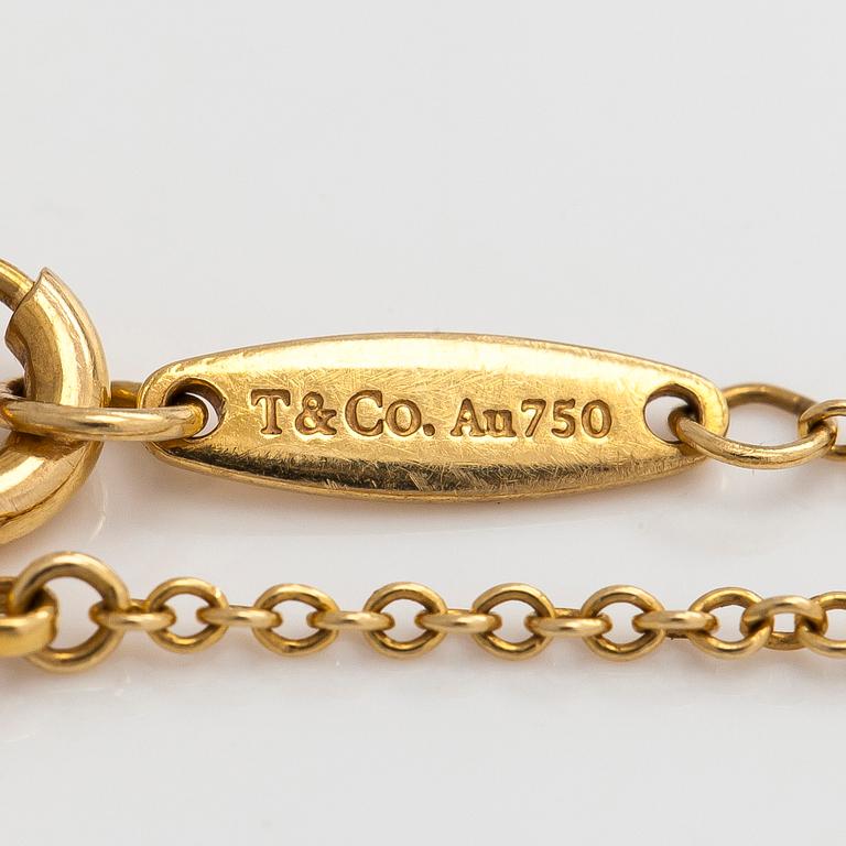 Tiffany & Co, Elsa Peretti, rannekoru, "Diamonds by the Yard", 18K kultaa, timantti n 0.08 ct.