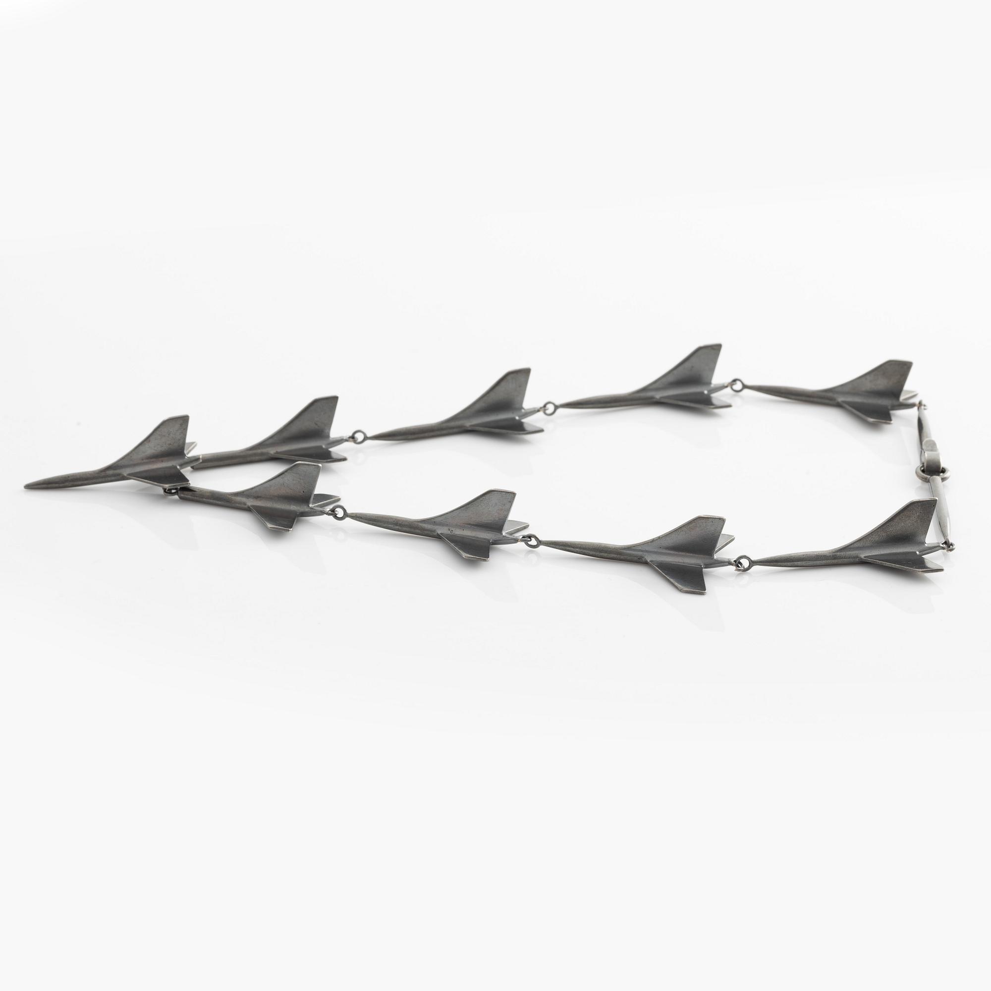 Erik Tidäng, necklace, sterling silver.