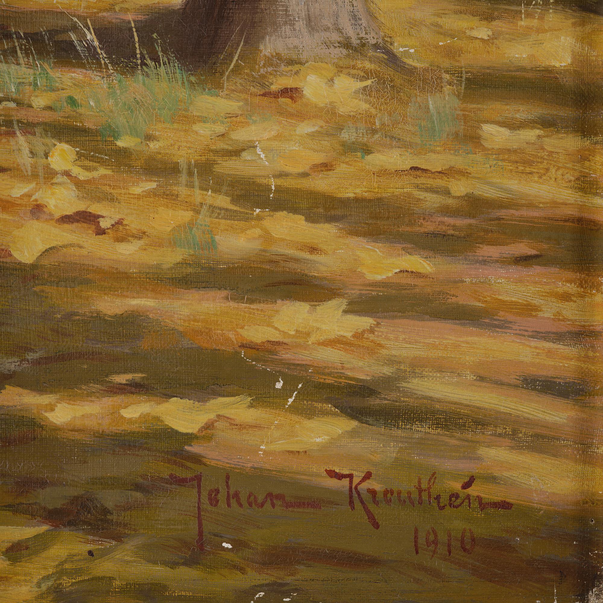 Johan Krouthén, Höstlandskap.