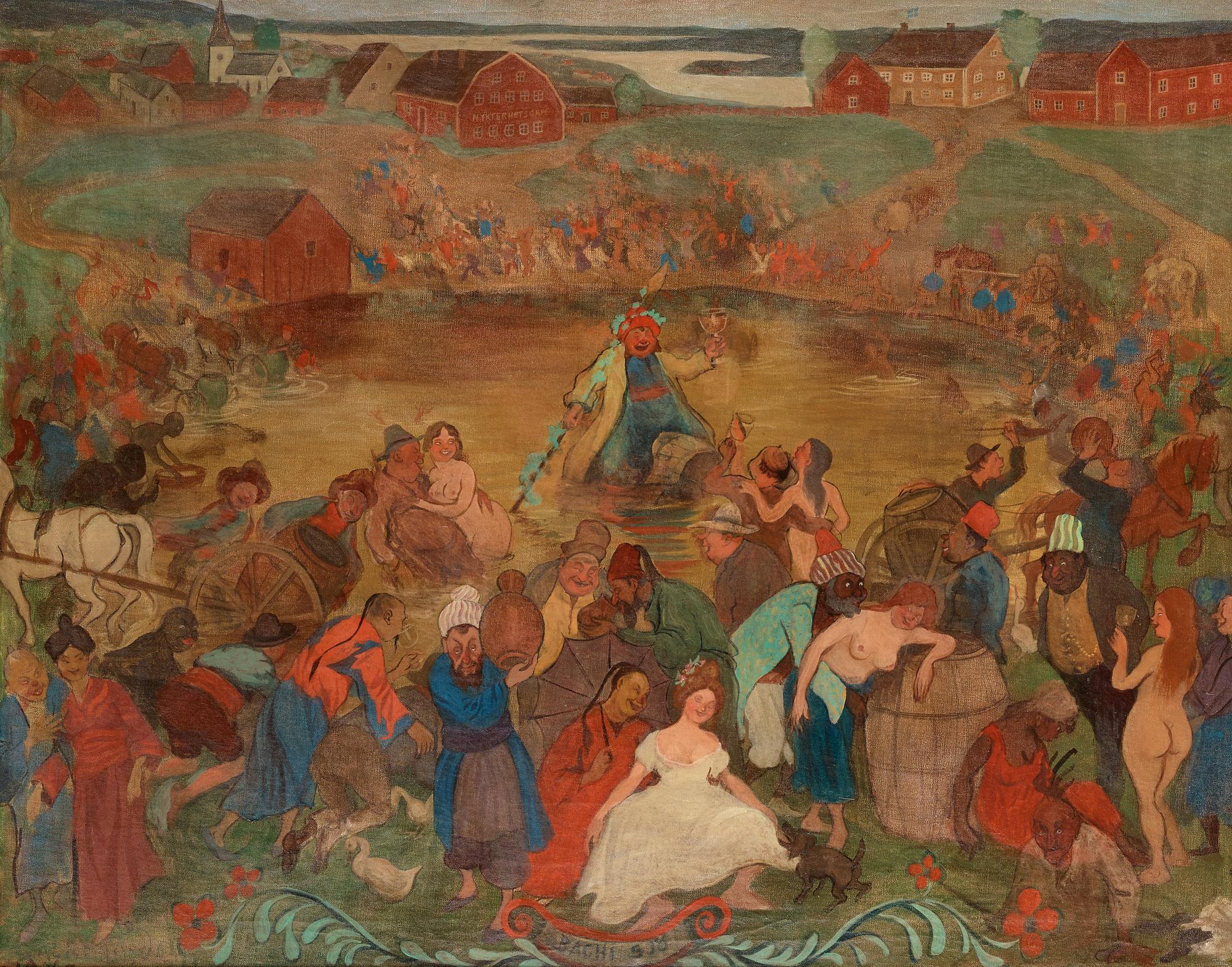 Ivar Arosenius, "Bachi sjö".