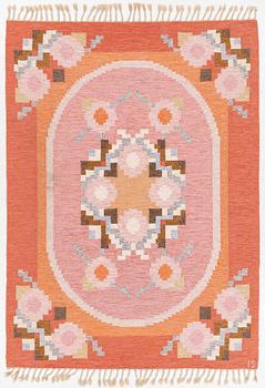 Ingegerd Silow, rölakan, signed IS, approximately 230 x 170 cm.