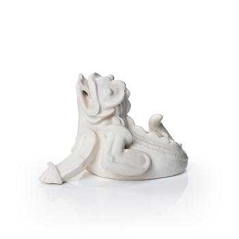 Wilhelm Kåge, a stoneware sculpture of a "dragon puppy", Gustavsberg, Sweden 1940-50's.