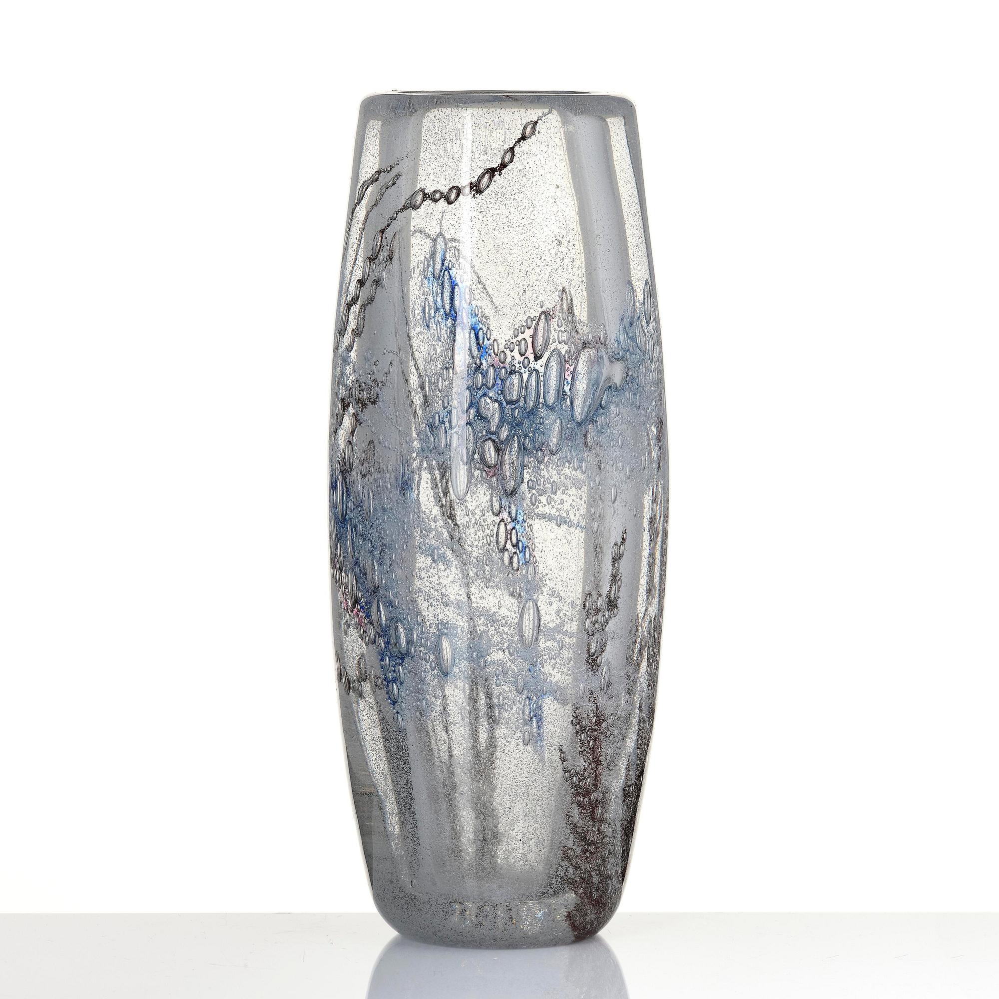 Simon Gate, a graal glass vase, Orrefors 1937.