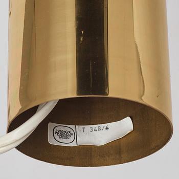 Hans-Agne Jakobsson, a pair of ceiling lamps, model 'Sonata' T434/15, Hans-Agne Jakobsson AB Markaryd, Sweden 1960-1970s.