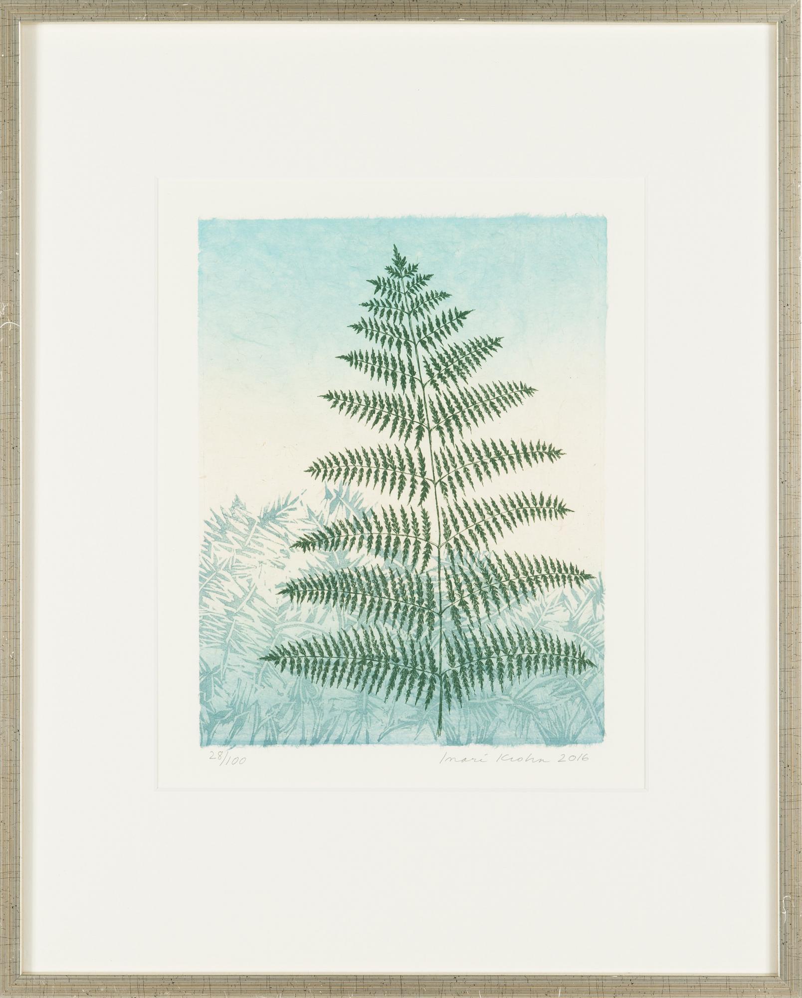 Inari Krohn, etching, signed and dated 2016, numbered 28/100.