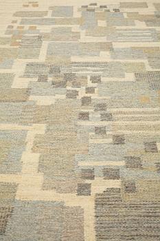 Inga-Mi Varneus Rydgren, matto, flat weave, ca 240,5-241,5 x 158-160 cm, signed JLH IMV.