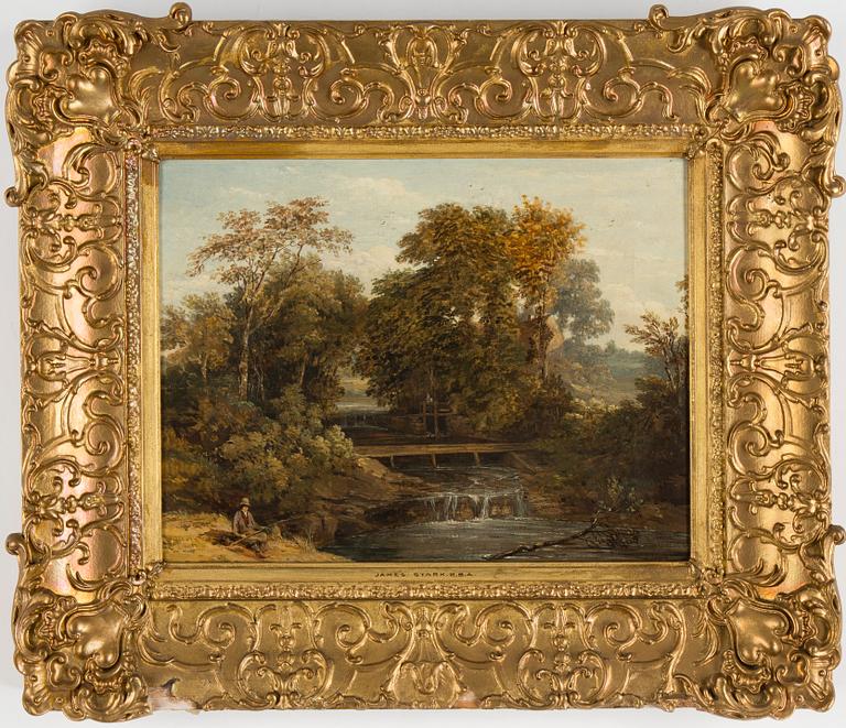 JAMES STARK, attributed to, oil on canvas, bears signature J. Stark.