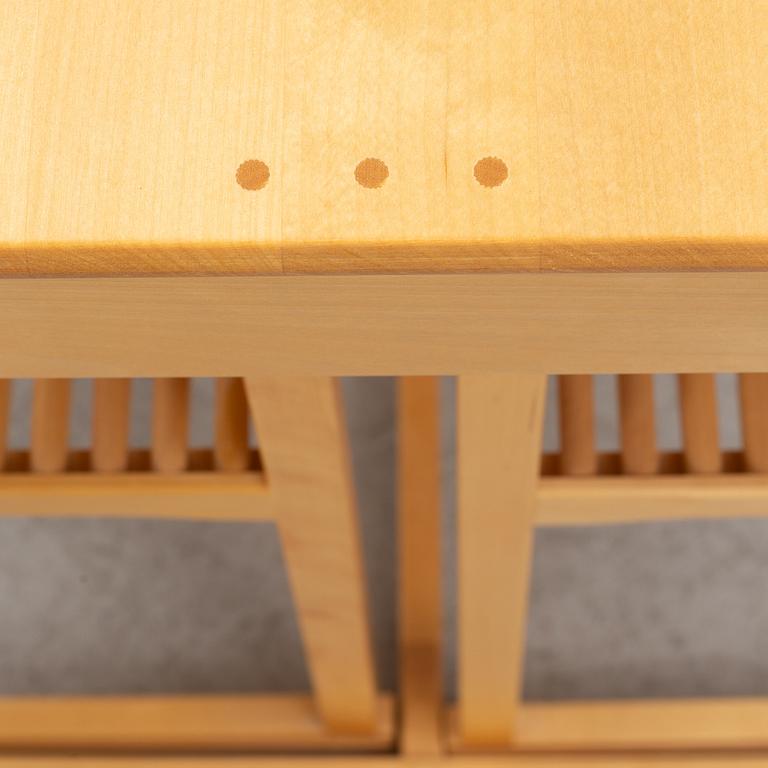 Carl Malmsten, a three-piece nesting table, 'Släden', City Möbler AB.