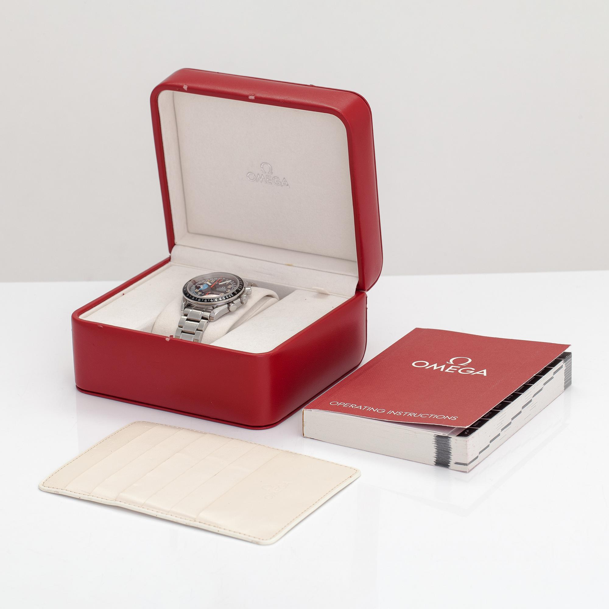 Omega, SPeedmaster, wristwatch, 39 mm.