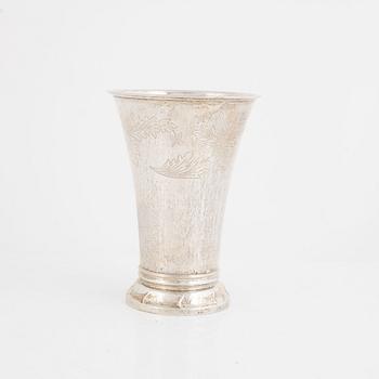 A Swedish silver beaker, mark of K. Anderson, Stockholm 1929.