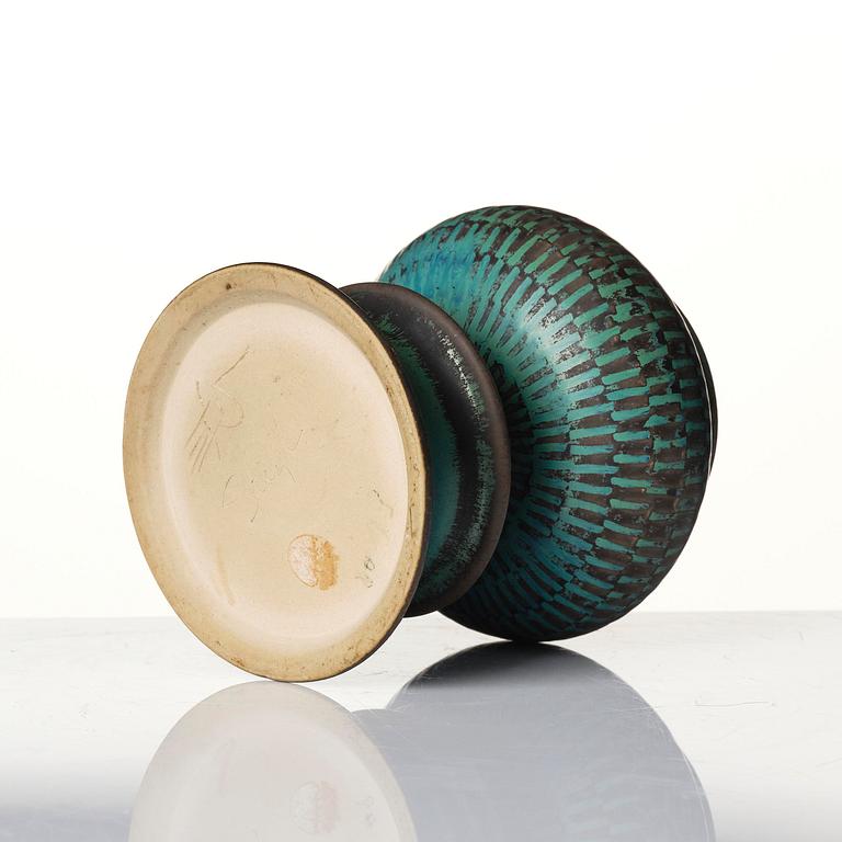 Stig Lindberg, vas, stengods, Gustavsbergs Studio 1962.