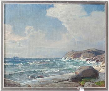 Nils Asplund · NILS ASPLUND, olja på duk, signerad och daterad 1933.