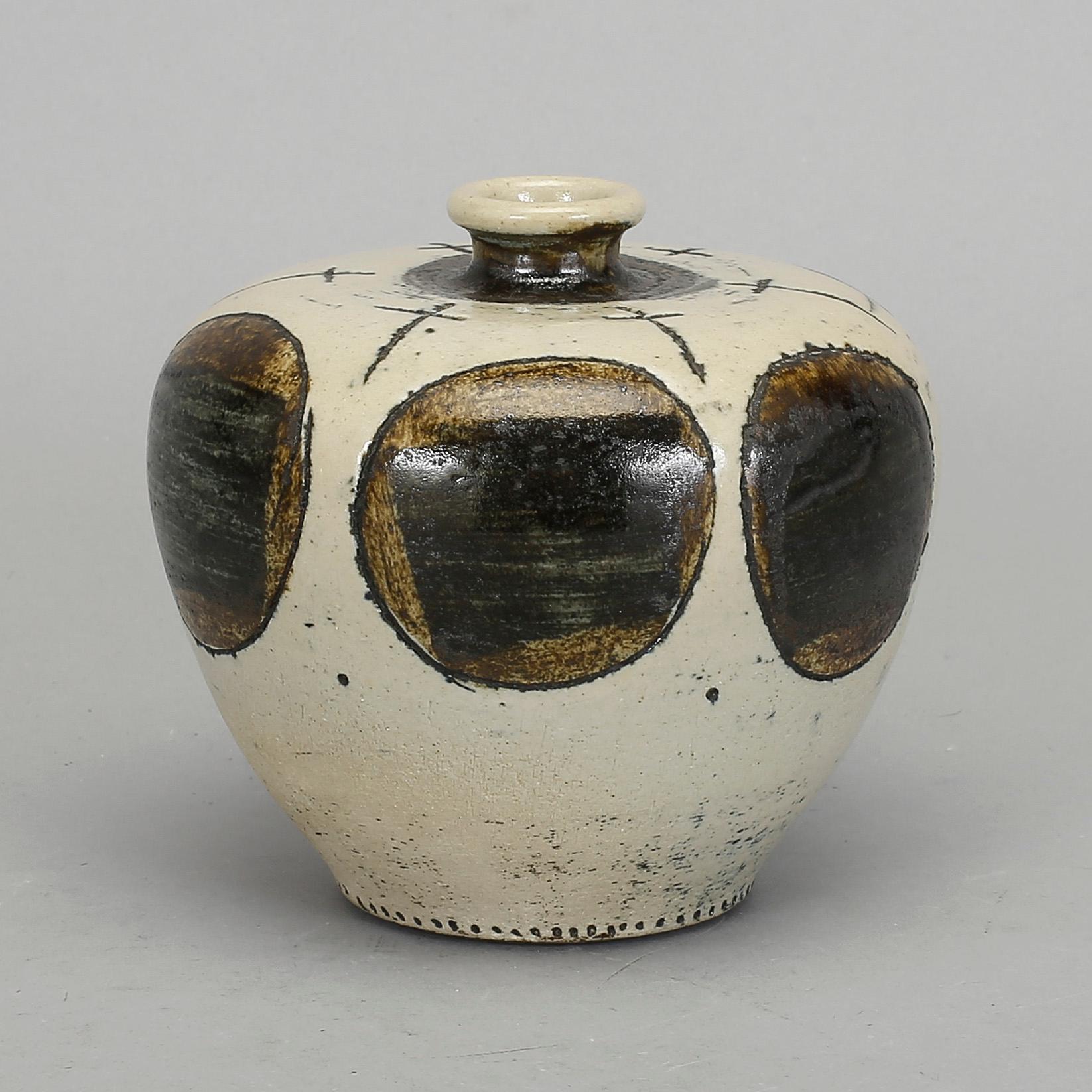 URNA/VAS, stengods, Anders Bruno Liljefors Gustavsberg Studio 1952.