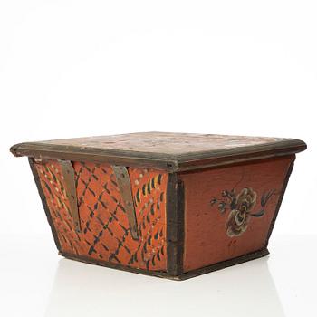 Box, folk art, Jämtland, 18th/19th century.