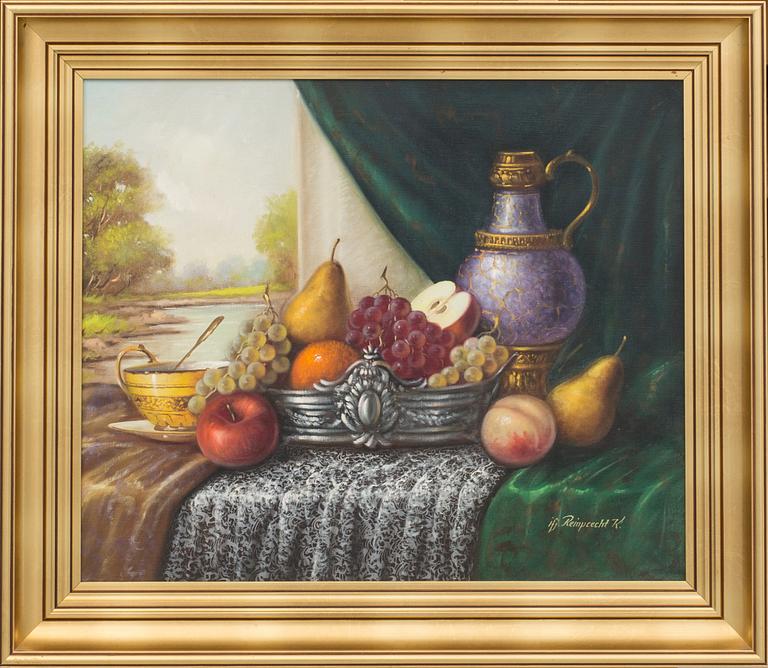 JOHAN KAROLY REINPRECHT, oil on canvas, signed.