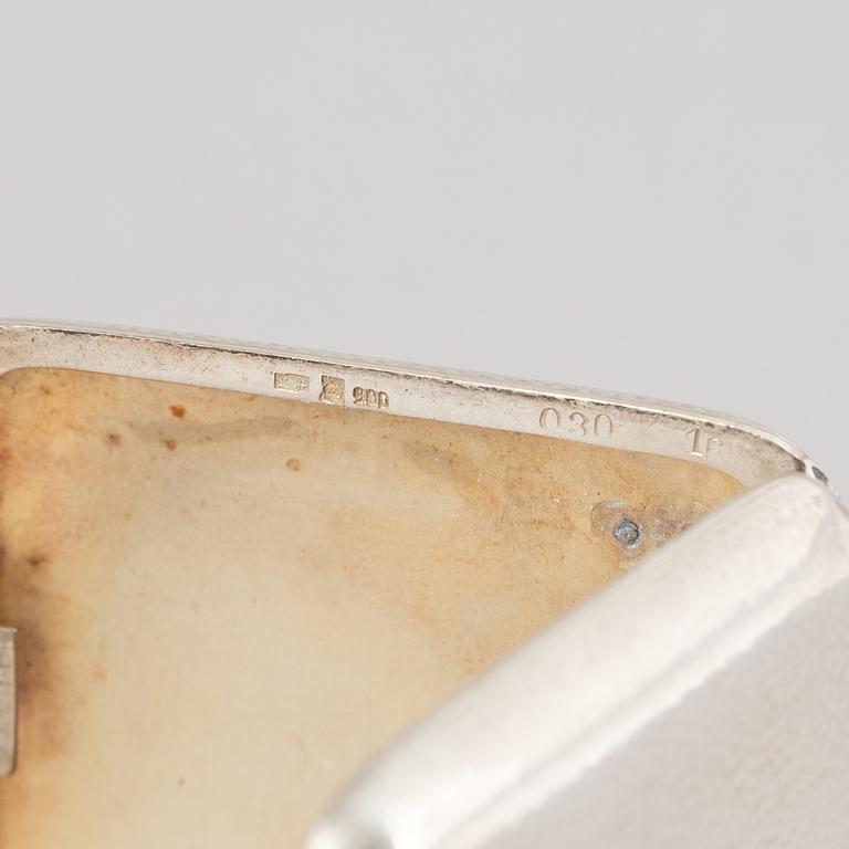 Preciosa, fem delar, silver, proveniens von Rosen, 18/1900-tal.