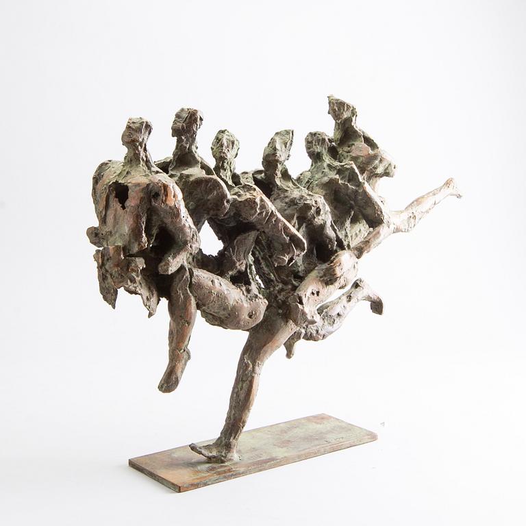 JAN DESMARETS, a signed and numbered bronze sculpture.