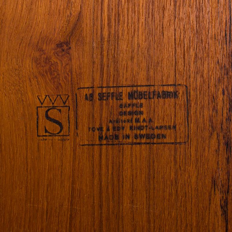 SOFFBORD, teak, Tove Kindt-Larsen, Säffle möbelfabrik, 1960-tal.