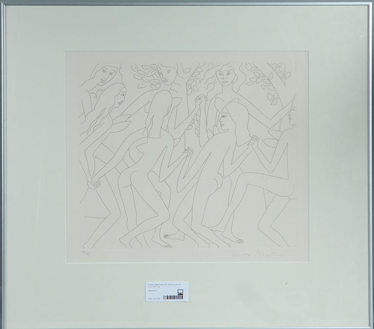 KNOX MARTIN, etsning, sign och numr 34/75.