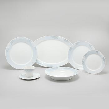 A porcelain set of tableware of 41 pcs "Midsummer Night's Dream", Royal Copenhagen, 20th century.