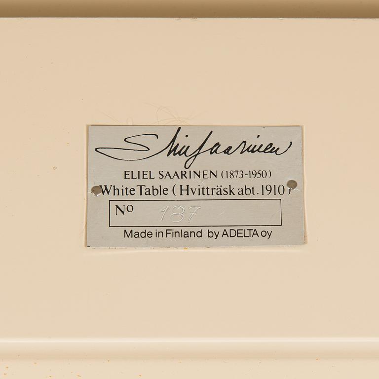 Eliel Saarinen, bord, "White Suite (Hvitträsk)", Adelta 1980-tal.
