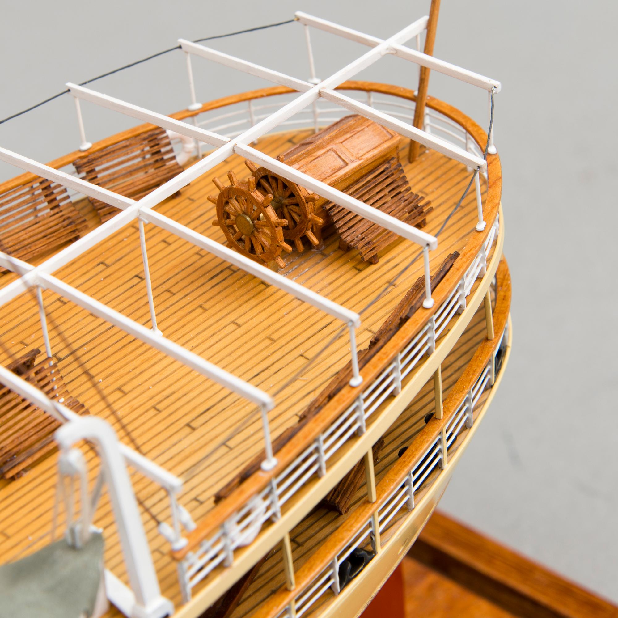 MODELLFARTYG, "Bore II", Åbo. Finland 1900-talets senare hälft.