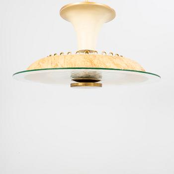 A Böhlmarks 1930/40s Swedish Modern ceiling pendant.
