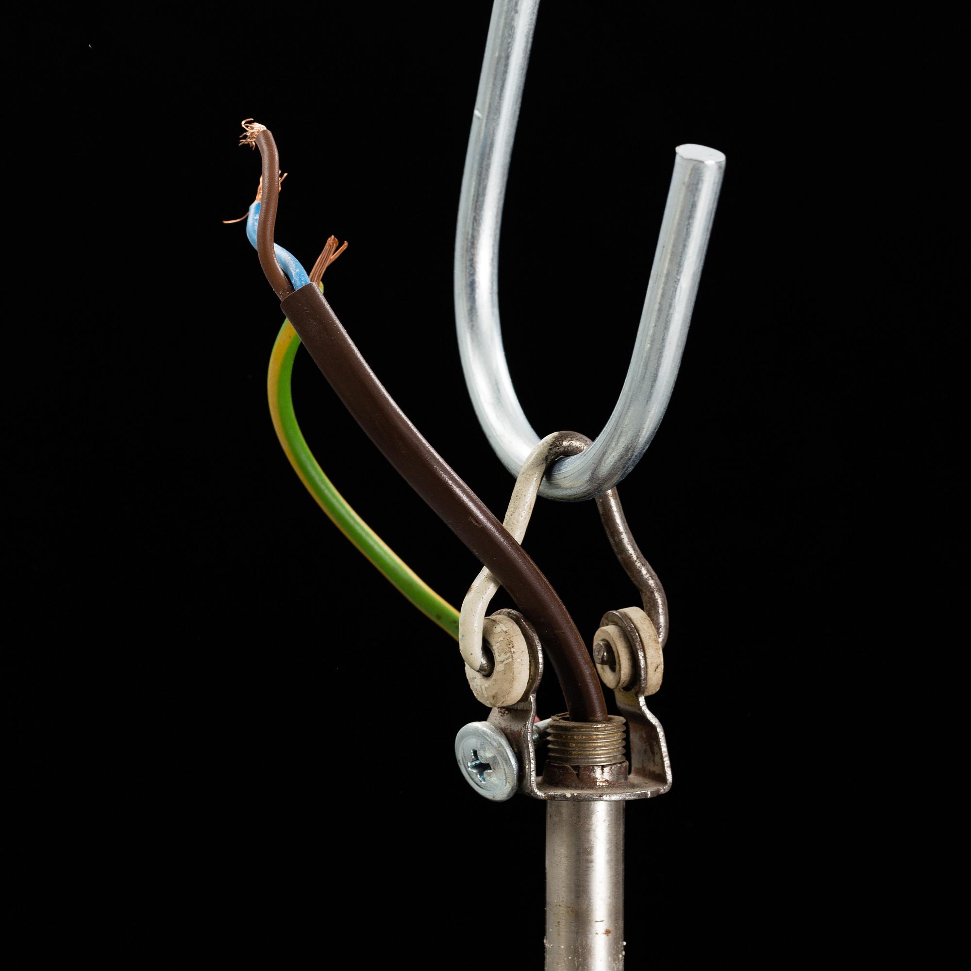 A pair of ceiling lights, 1930's/40's.