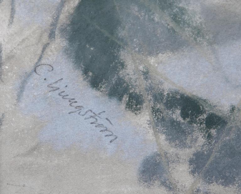 CARL-ERIK LJUNGSTRÖM, pastell. Sign.