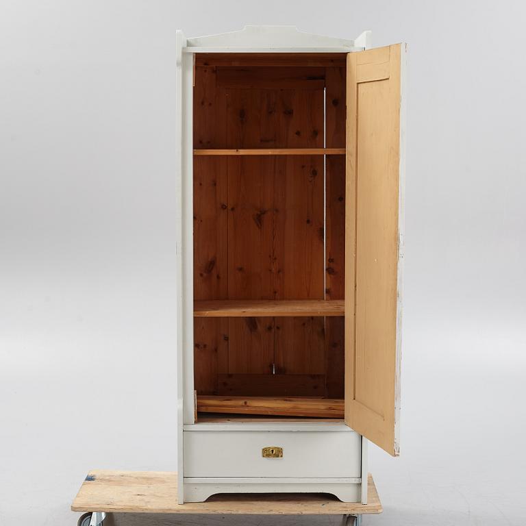 A painted wardrobe, early 20th Century.