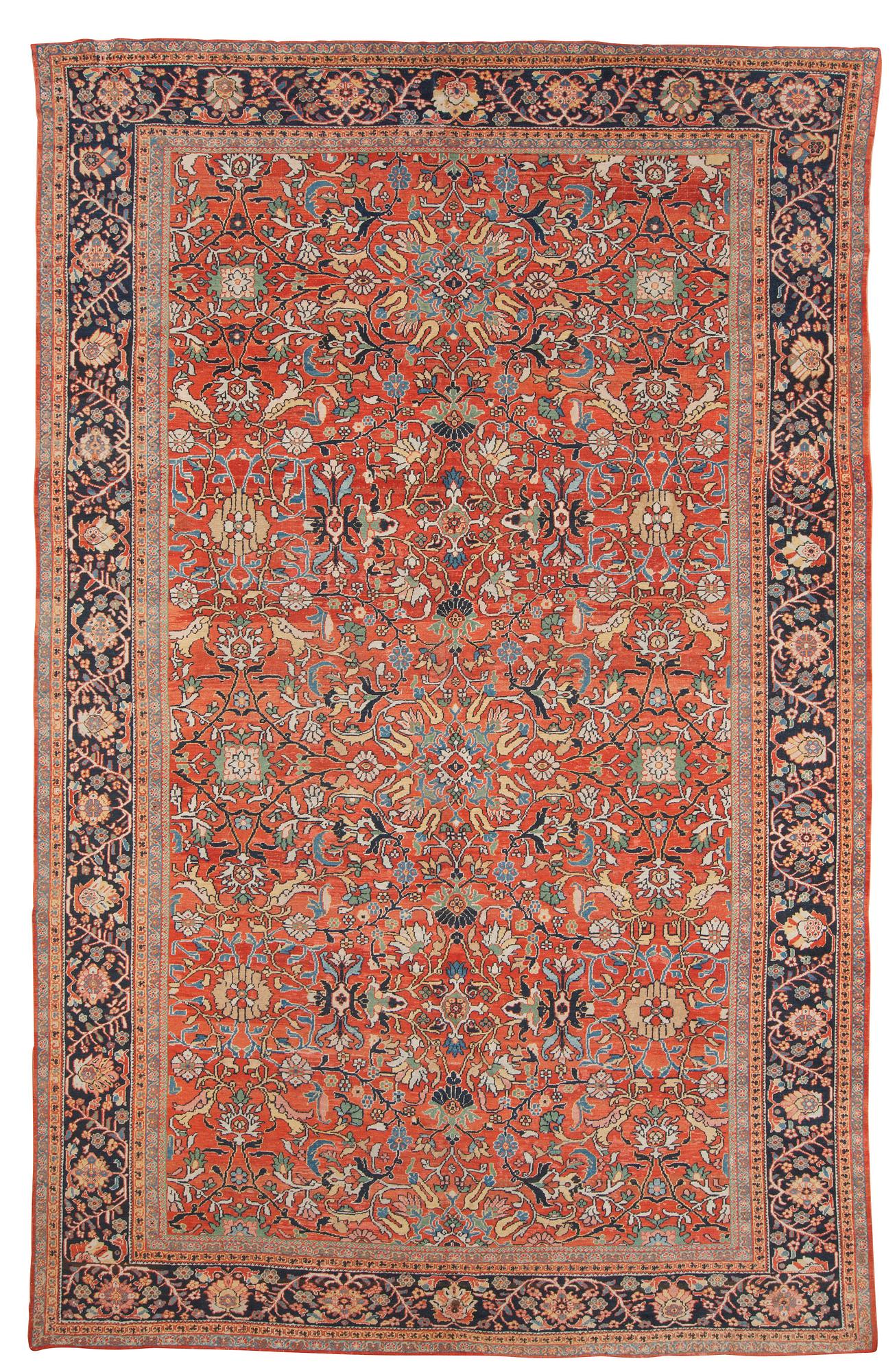 ANTIQUE/SEMI-ANTIQUE MAHAL. 593 x 377 cm.