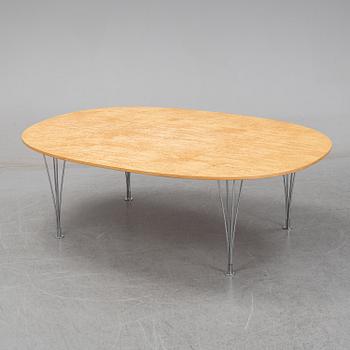 Piet Hein and Bruno Mathsson, an "Ellips" lounge table.