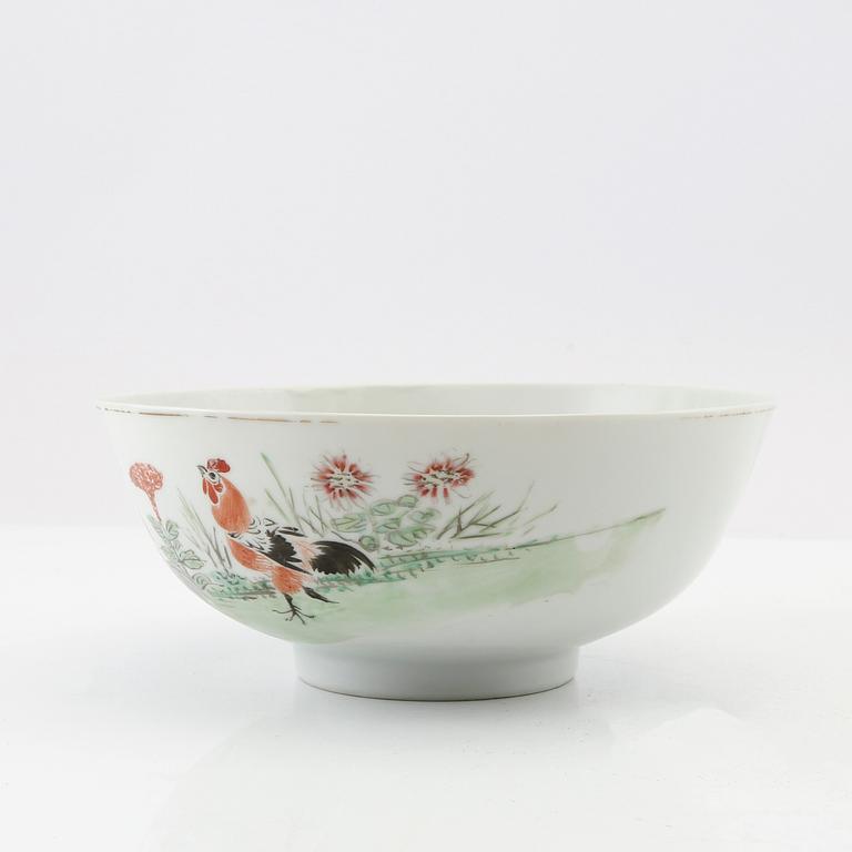 Porcelain bowl, China, 19th century.