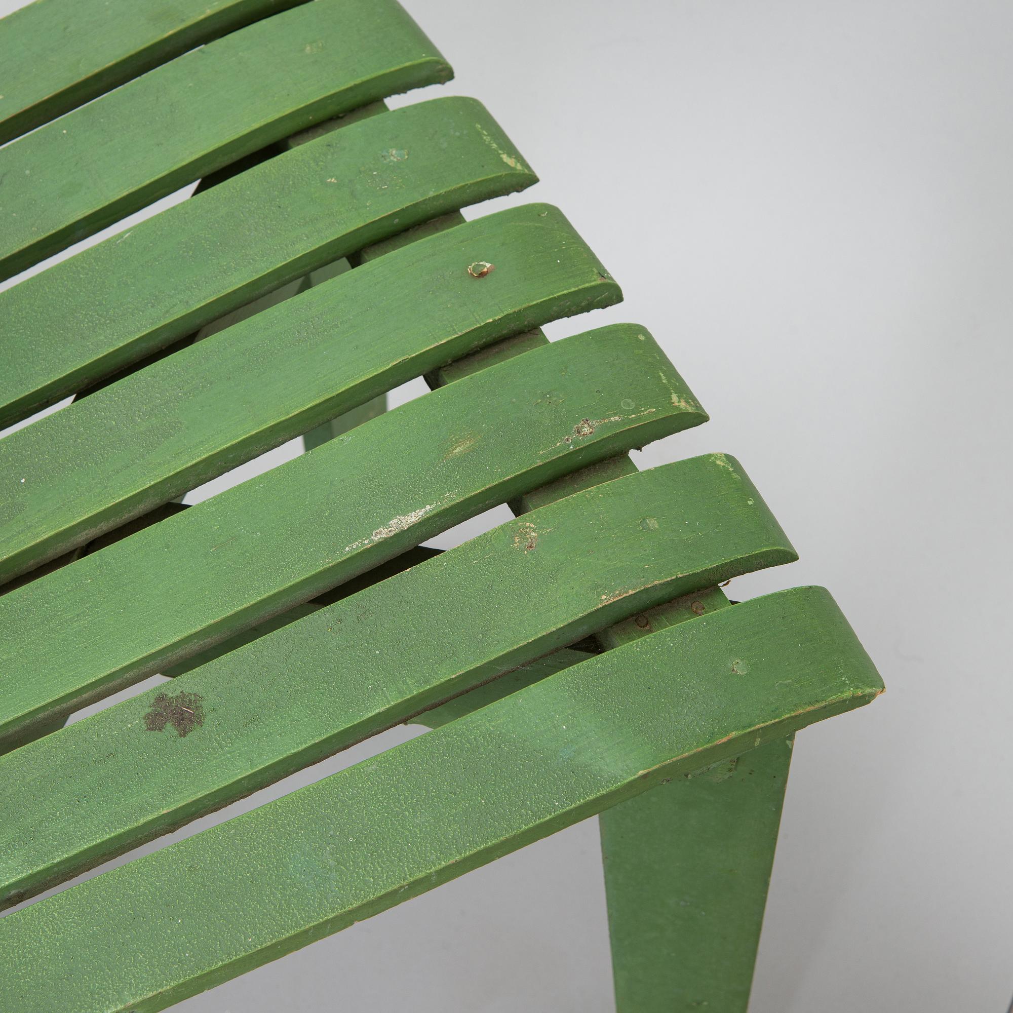 Alvar & Aino Aalto, Four early 1950s 'Aurinko' (Sun-serial) garden chairs, model 910  for O.Y. Huonekalu- ja Rakennustyötehdas A.B.