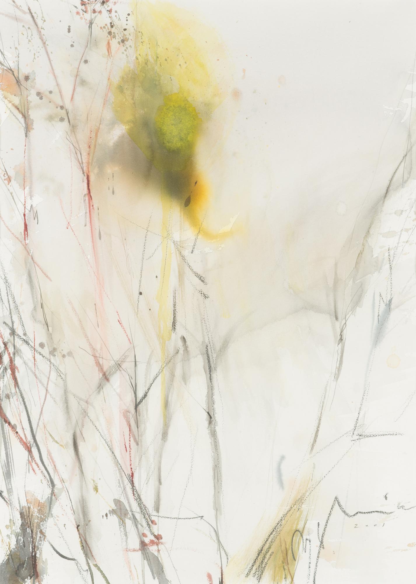 Nandor Mikola, watercolour, signed and dated 2001.