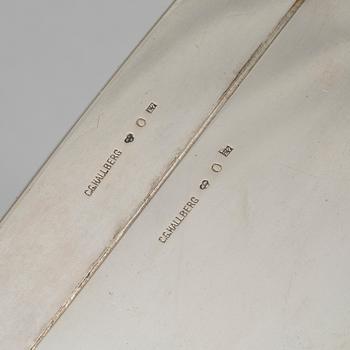 CG HALLBERG, a silver cigarr box, Stockholm, 1907.
