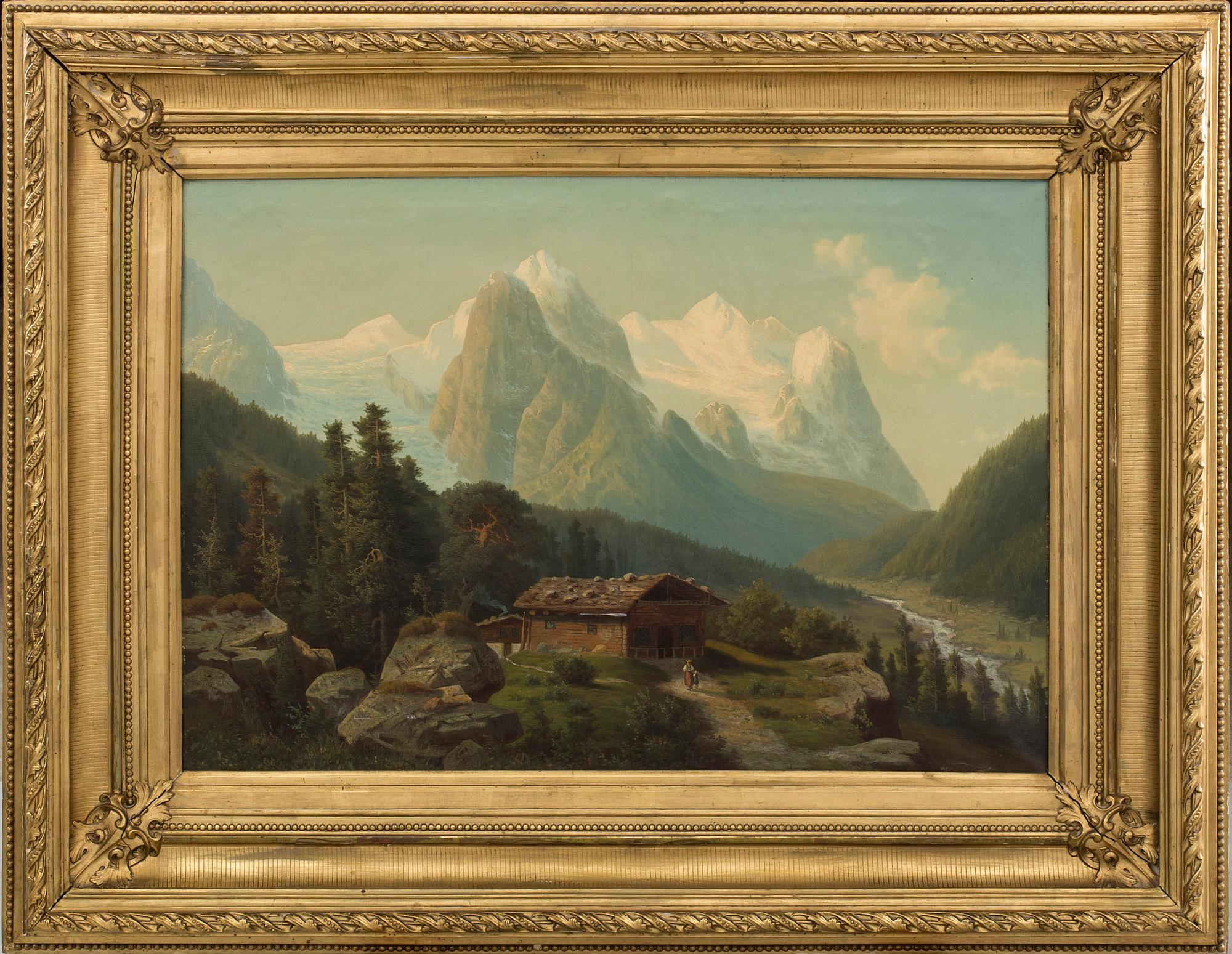HEINRICH EDUARD HEYN, oil on canvas, signed.
