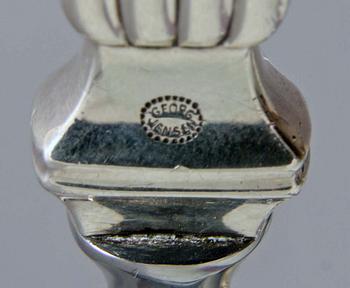 KAPSYLÖPPNARE, silver, "Bernadotte", Georg Jensen.