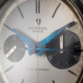 UNIVERSAL GENEVE, Uni-Compax, "Big Eye", kronograf, armbandsur, 36,5 mm,