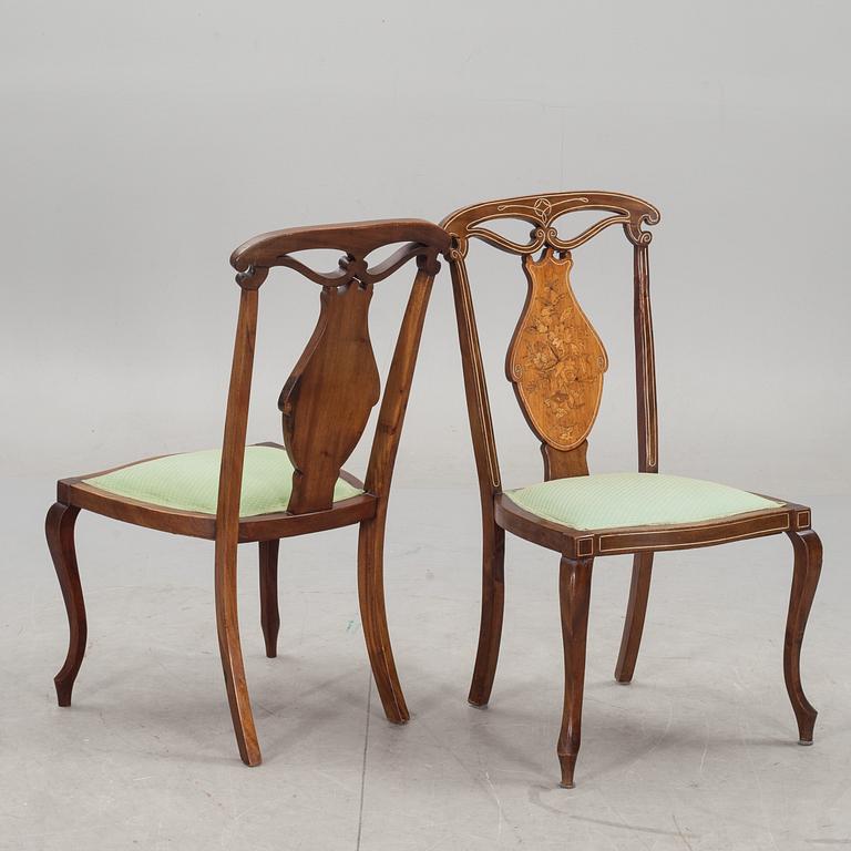 SALONGSGRUPP, 3 delar. Art-deco, europa, 1900-talets början.