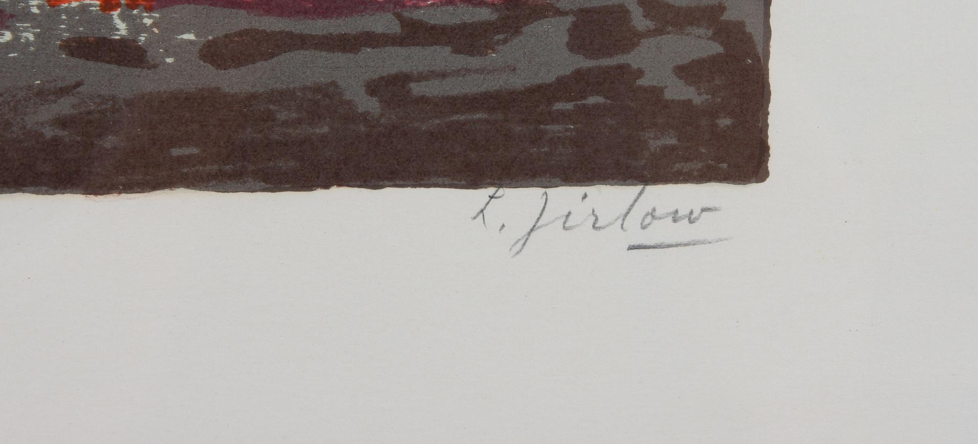 LENNART JIRLOW, färglitografi, sign. o numr. 130/310.