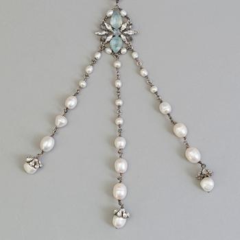 A necklace by Chanel from The Marie Antoinette Coollection 2013, runway piece.