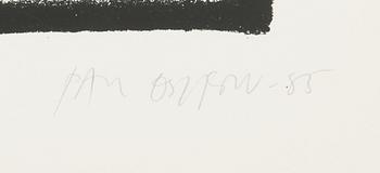 Paul Osipow, lithograph, signed and dated -85, numbered 6/10 EA.