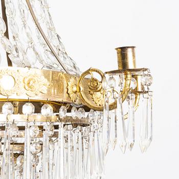 A 19th century chandelier.