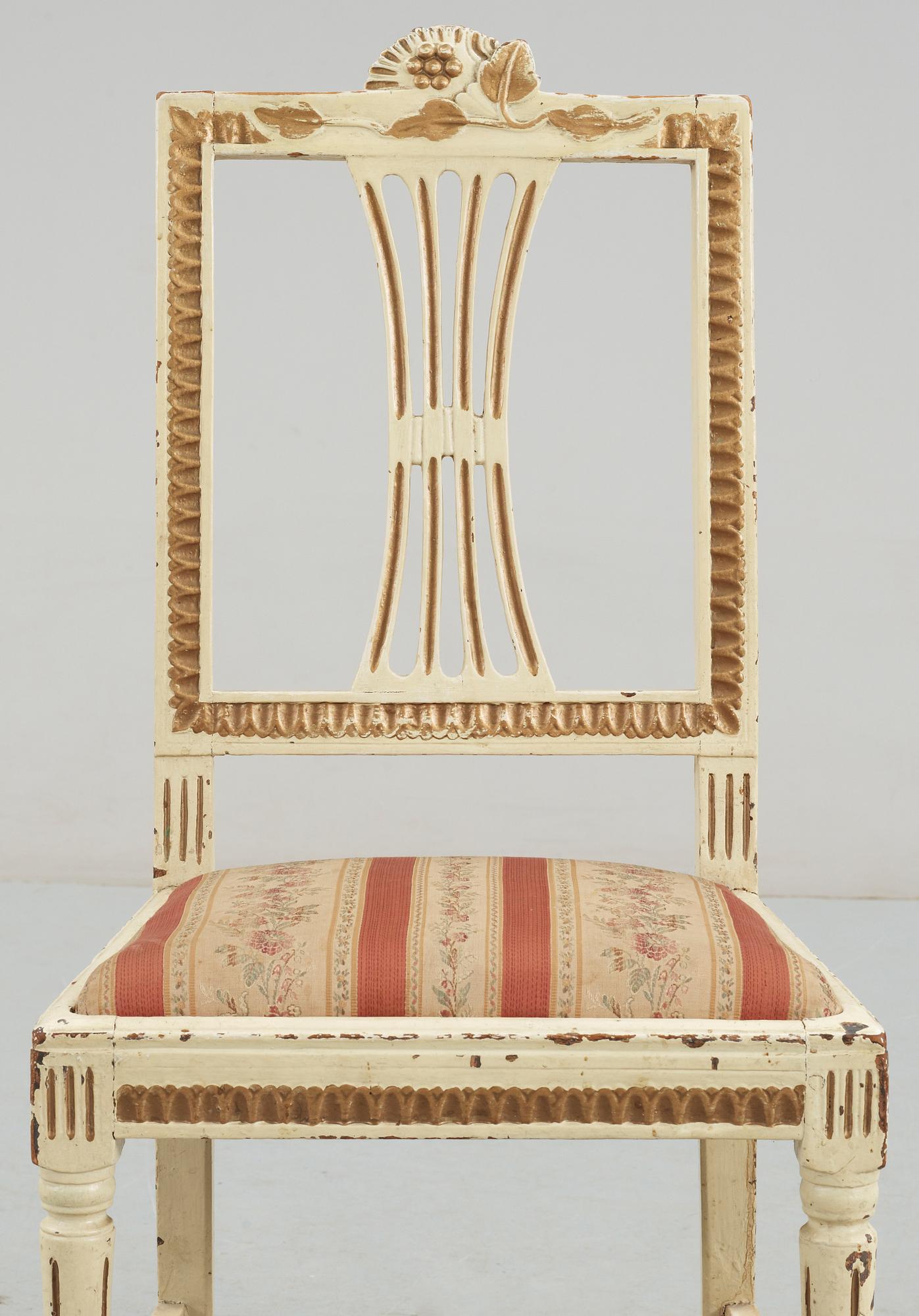 STOLAR, 5 st, Lindome, sengustavianska, troligen Lindome, 1800-talets första hälft.