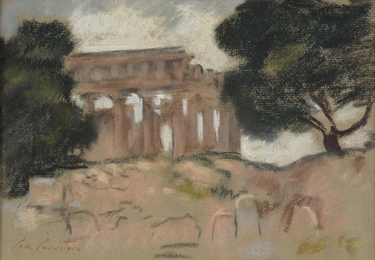 Lotte Laserstein, Vid Forum Romanum.
