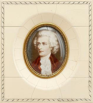 MINIATYRMÅLNINGAR, 7 st, 1800-/1900-tal.