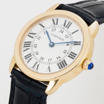 CARTIER, Ronde Solo, wristwatch, 29 mm.