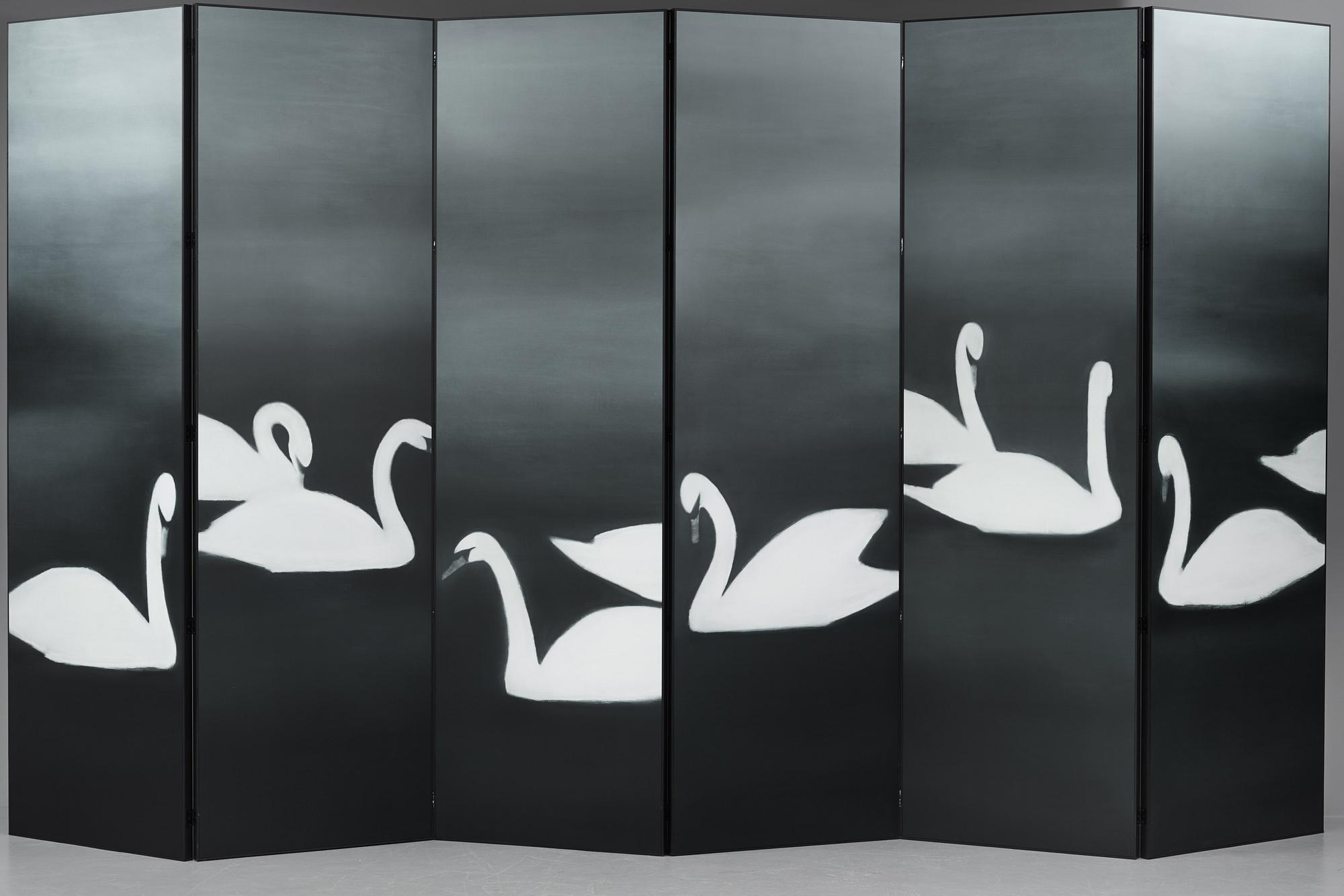 Mats Gustafson & Maharam Digital Projects, screen/room divider, executed for "Reclaiming Beauty" at Millesgården 2023.