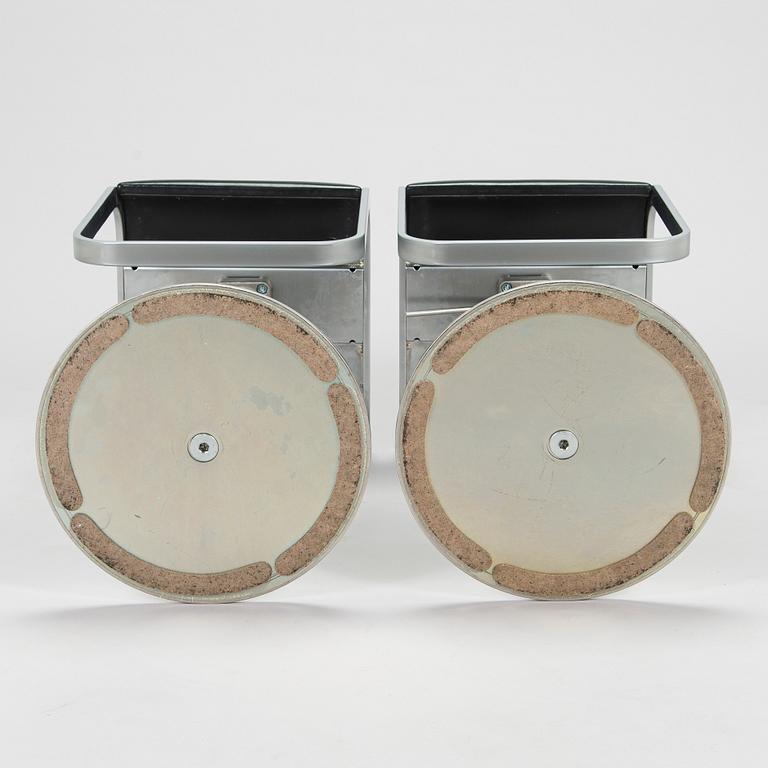 Shin & Tomoko Azumi, bar stools, 2 pcs, "Lem", LaPalma, Italy, 21st century.